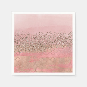 Serviette En Papier Fête de la Princesse Indienne Marocaine avec Paill