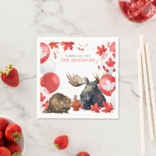 Serviette En Papier Fête de l'Aquarelle du Canada