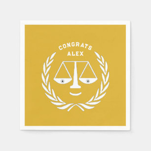 Serviette En Papier Fête de l'enseignement de droit