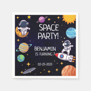 Serviette En Papier Fête de l'espace à tout âge Anniversaire