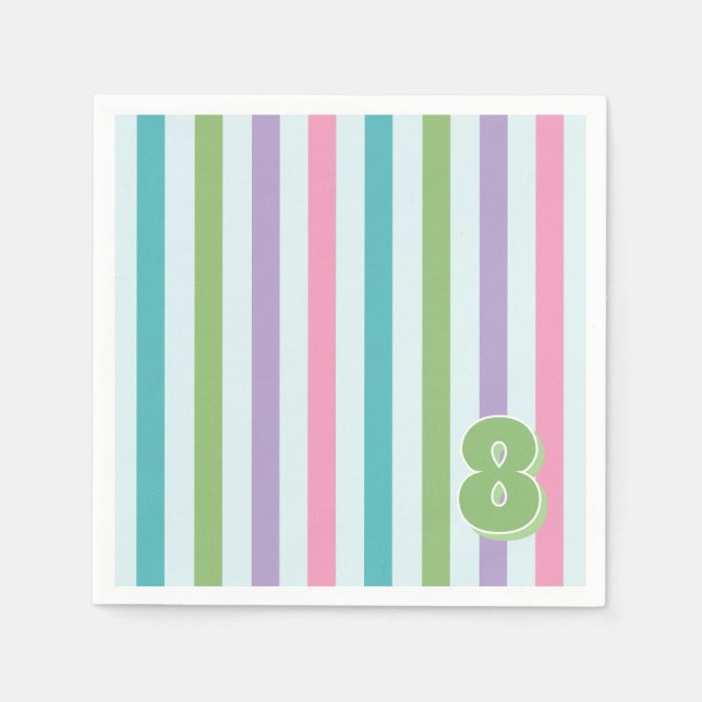 Serviette En Papier Fête de Maison Gonflable (Devant)