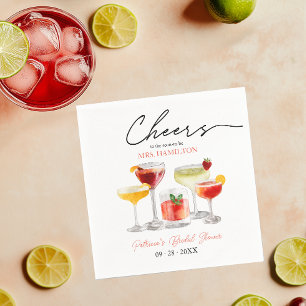 Serviette En Papier Fête de mariage avec cocktail mignon