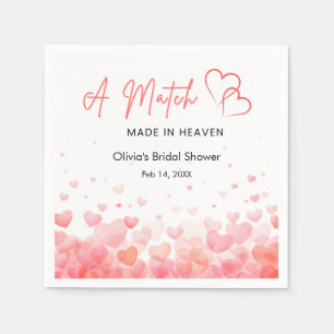 Serviette En Papier Fête de mariage Ciel et Terre Fait pour être ensem