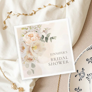 Serviette En Papier Fête de mariage floral de jardin Eucalyptus
