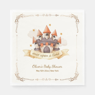 Serviette En Papier Fête de Naissance de Conte de Fées Élégant Prince