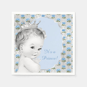 Serviette En Papier Fête de naissance Prince garçons