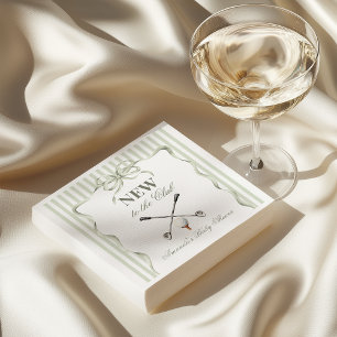 Serviette En Papier Fête de naissance Vintage Neutre Nouveau dans le C