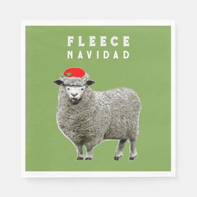 Serviette En Papier Fête de Noël (Devant)