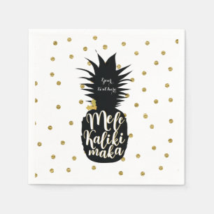 Serviette En Papier Fête de Noël Ananas Mele Kalikimaka