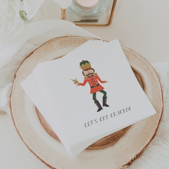 Serviette En Papier Fête de Noël au Nutcracker avec Cocktail (Créateur téléchargé)