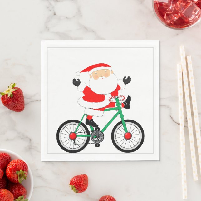 Serviette En Papier Fête de Noël créative (En situation)