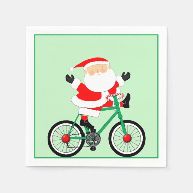 Serviette En Papier Fête de Noël créative (Devant)