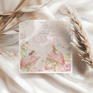 Serviette En Papier Fête de premier anniversaire de la Fée Enchantée