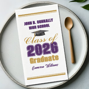 Serviette En Papier Fête de remise des diplômes de la promotion 2026 c