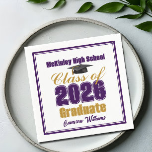 Serviette En Papier Fête de remise des diplômes de la promotion 2026 e