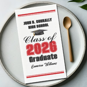 Serviette En Papier Fête de remise des diplômes de la promotion 2026 e
