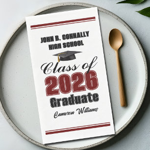 Serviette En Papier Fête de remise des diplômes de la promotion 2026 e