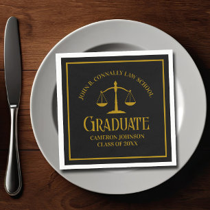 Serviette En Papier Fête de remise des diplômes de l'école de droit él