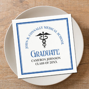 Serviette En Papier Fête de remise des diplômes de l'école de médecine