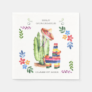 Serviette En Papier Fête de remise des diplômes Holy Guacamole Fiesta
