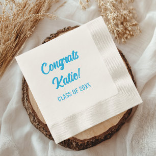 Serviette En Papier Fête de remise des diplômes personnalisée Promotio