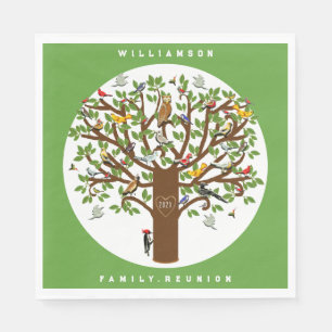 Serviette En Papier Fête de réunion de famille