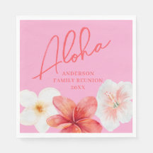 Fête de Réunions Fleur Tropicale Luau Rose