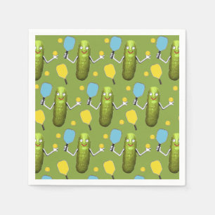 Serviette En Papier Fête de sports de pickleball