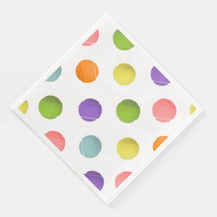 Serviette En Papier Fête de tennis