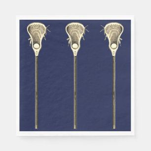 Serviette En Papier Fête d'équipe de crosse
