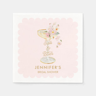 Serviette En Papier Fête des mariées Champagne Sièges et bouchées