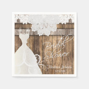 Serviette En Papier Fête des mariées dans une grange rustique Design e