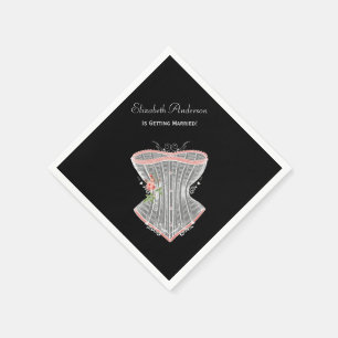 Serviette En Papier Fête des mariées de lingerie personnelle vintage C