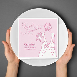 Serviette En Papier Fête des mariées de Mariage de la poche à mâchoire