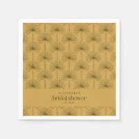 Fête des mariées de moutarde boho Fan Palm Leaf