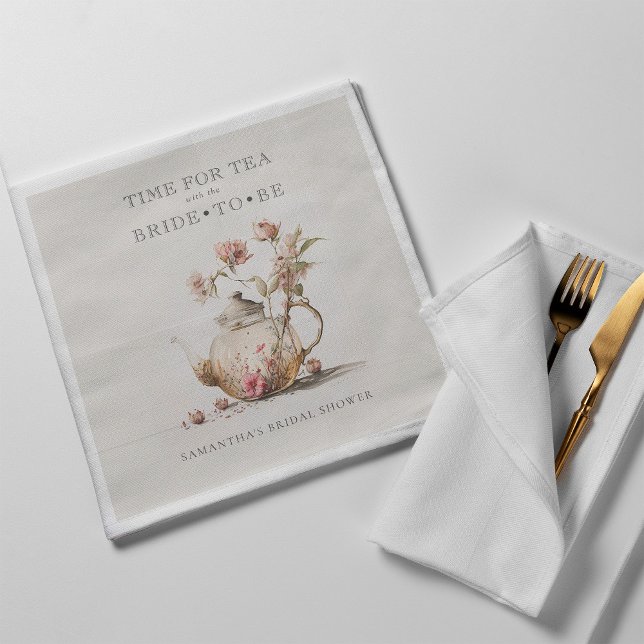 Serviette En Papier Fête des mariées de thé fleur sauvage Tea Party aq (Créateur téléchargé)