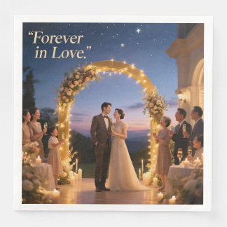 Serviette En Papier Fête des mariées Dîner