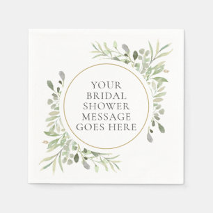 Serviette En Papier Fête des mariées Feuille de l'Eucalyptus de verdur