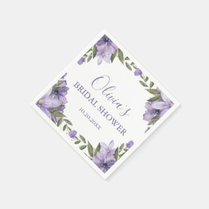 Serviette En Papier Fête des mariées florale Boho