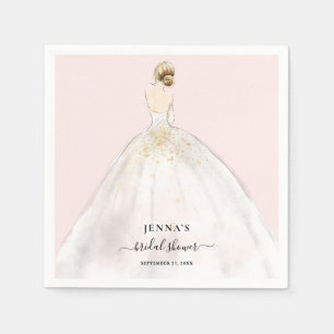 Serviette En Papier Fête des mariées Magnolia Bride