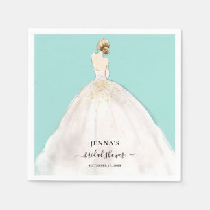 Serviette En Papier Fête des mariées Magnolia Bride