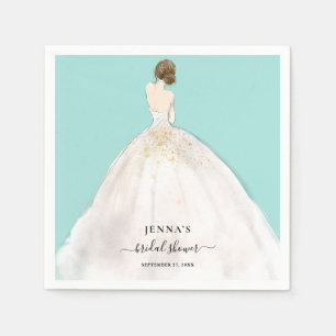 Serviette En Papier Fête des mariées Magnolia Bride