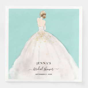 Serviette En Papier Fête des mariées Magnolia Bride