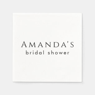 Serviette En Papier Fête des mariées personnalisée Bachelorette Party