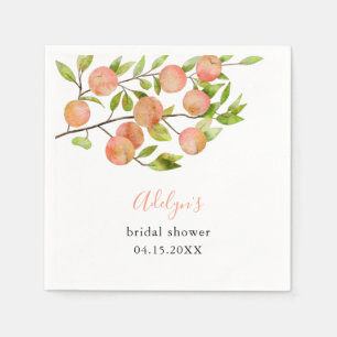 Serviette En Papier Fête des mariées Rustique Sweet Peach