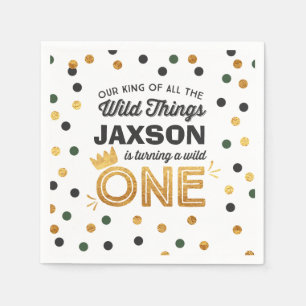 Serviette En Papier Fête des objets sauvages d'une partie Napkin