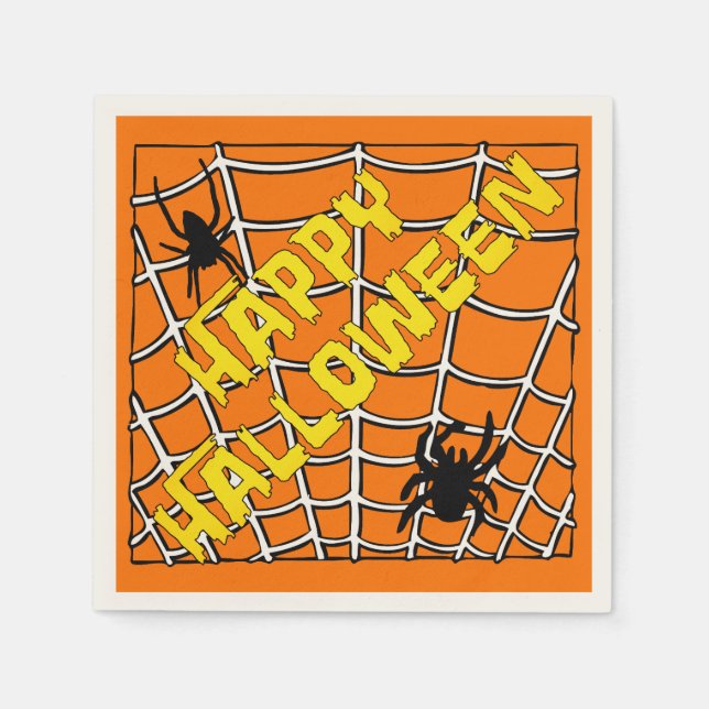 Serviette En Papier Fête d'Halloween (Devant)