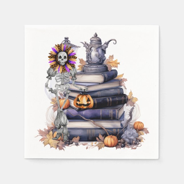 Serviette En Papier Fête d'Halloween (Devant)