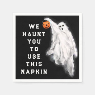 Serviette En Papier Fête d'Halloween amusante