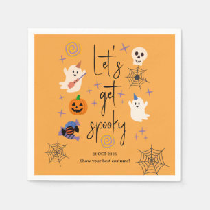 Serviette En Papier Fête d'Halloween de la famille de bureau de fantôm